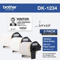 Brother Brother Adhesive Name Bagdes (260 Labels), PK 3 DK12343PK